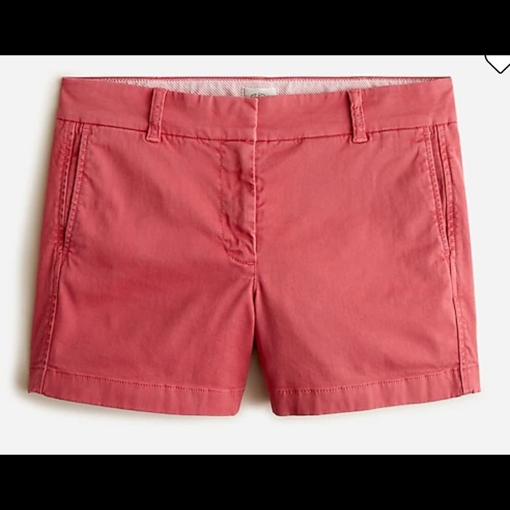 J.Crew 4” chino shorts - Nantucket red